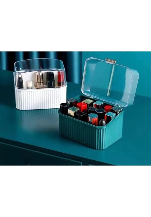 Monar Cosmo Plastic Cosmetics Bathroom Storage Organiser Assorted Colours (Parcel Rate)