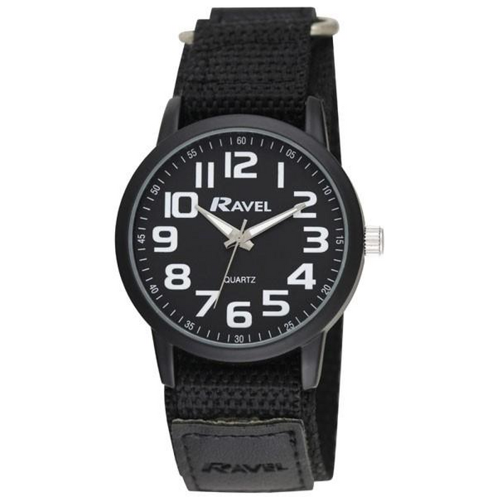 Ravel Mens Velcro Sports Bold Arabic Dial Watch R1601.64.33