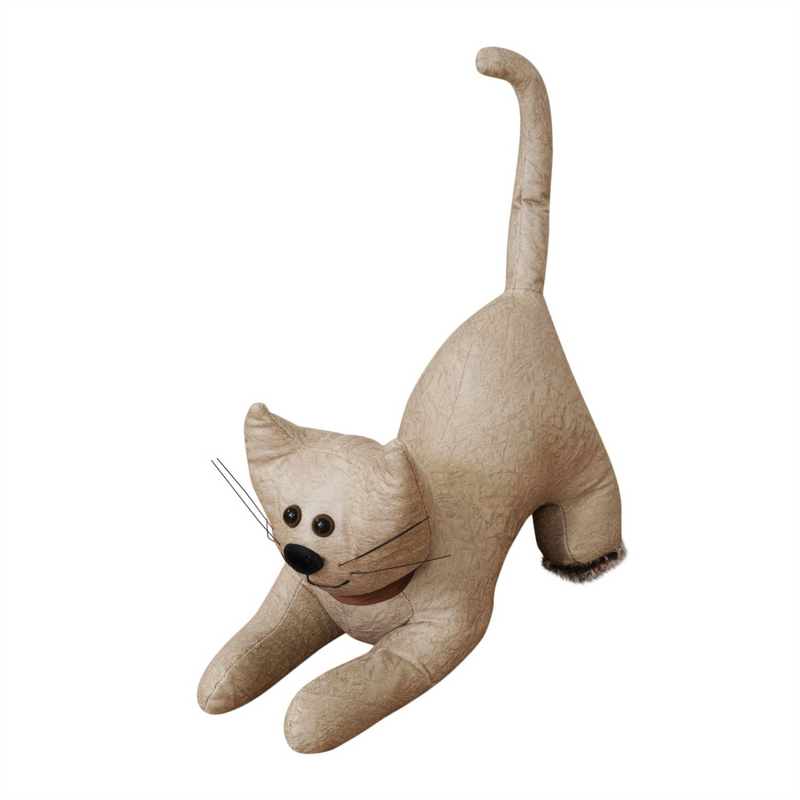 Door Stop - Beige Cat
