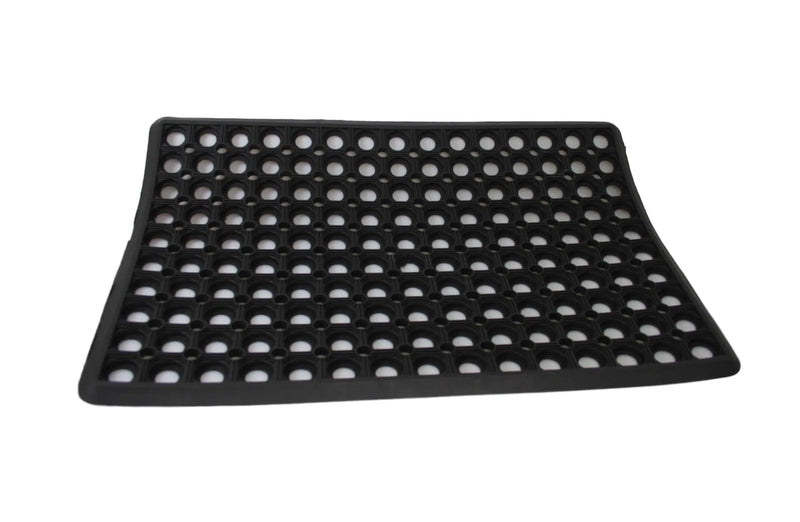 Black Rubber Door Mat With Holes