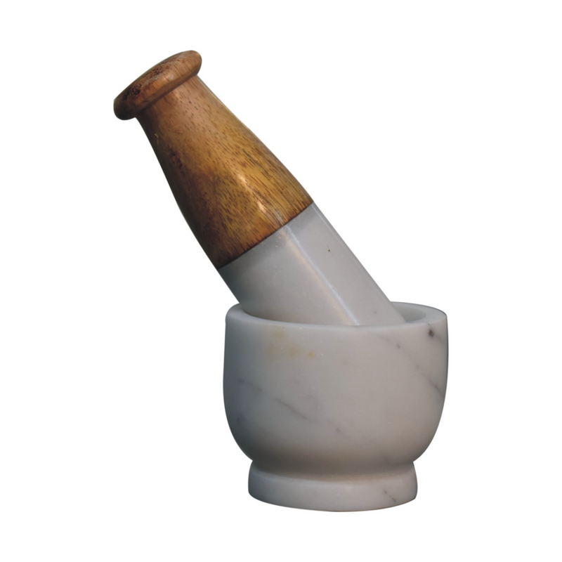 Artisan Furniture Kitchen Accessories - Small Marble Pestle and Mortar