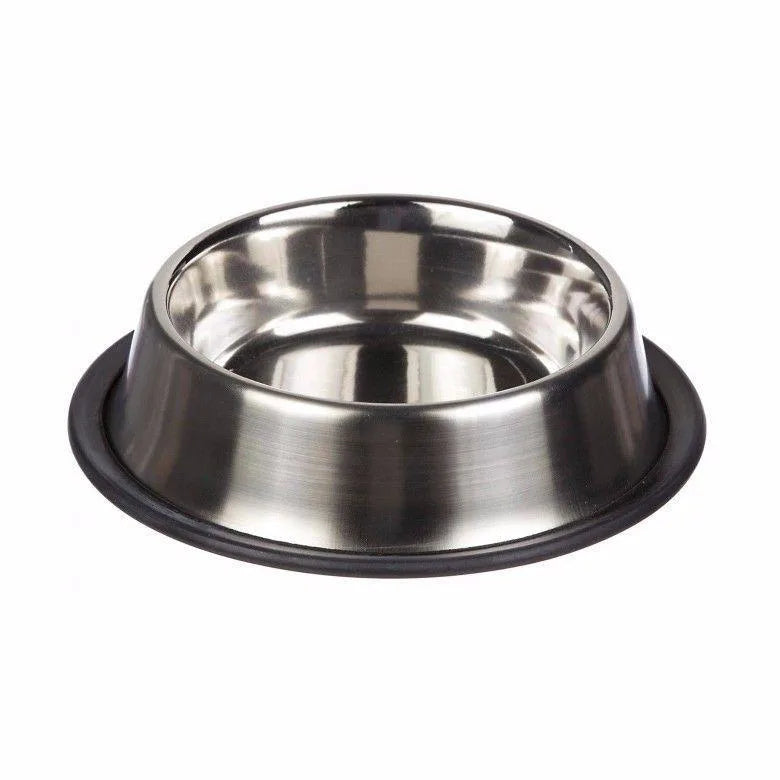 Steel Pet Bowl Dog Feeding Bowl Steel Medium Size Appro x Ideal For Dogs 22 cm