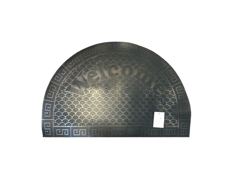Rubber Welcome Door Mat Assorted Colours