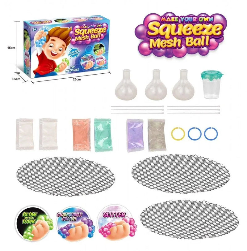 Make Your Own Squeeze Mesh Ball