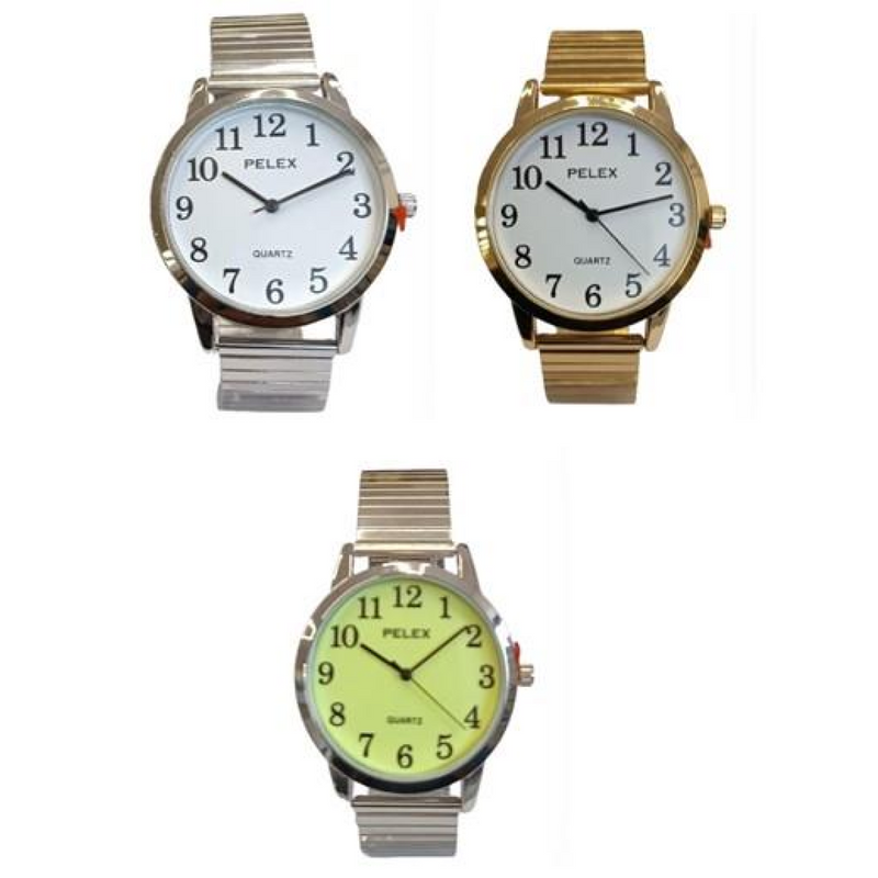 PELEX BASIC QUARTZ EXPANDER WATCH