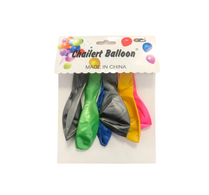 Metallic Balloons Pack Of 6 Assorted Colours