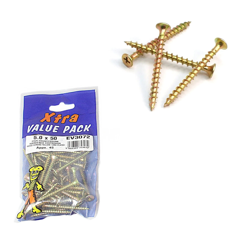 Pozi C Sk Chipboard Screws Diy x tra Value