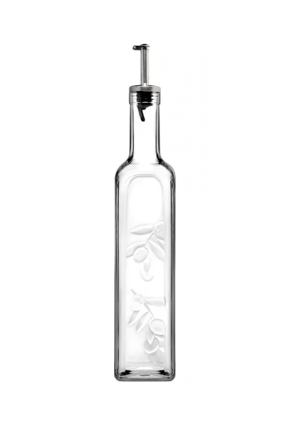 Pb Oil Vinegar Glass Bottle With Metal Silicone Gasket 0.5L