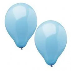 Papstar Light Blue Birthday Party Balloons 10 Piece Party Pack