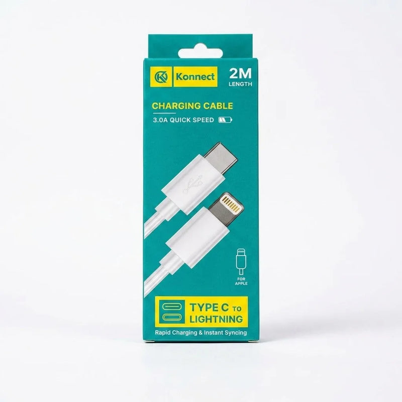 Usb Type – C To Lightning Cable, 2 Metre, 3.0A Fast Charging