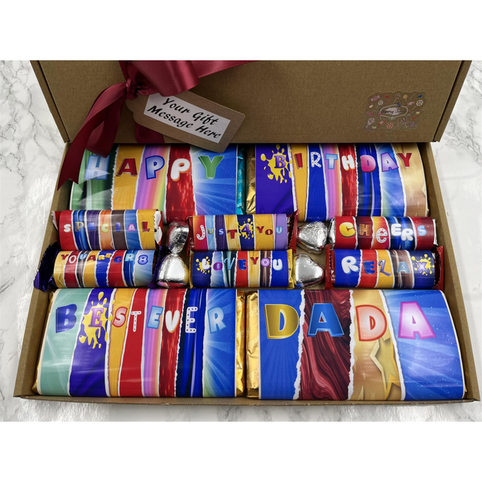 Fun Novelty Birthday Chocolate Wrapper Gift Box - Dada