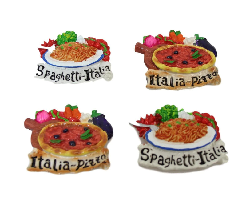 Fridge Magnet Italian Pasta Pizza Food Design Assorted Designs