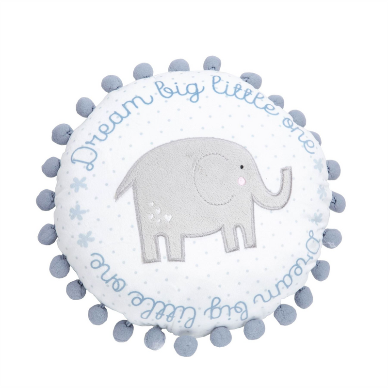 Petit Cheri Round Cushion - Blue
