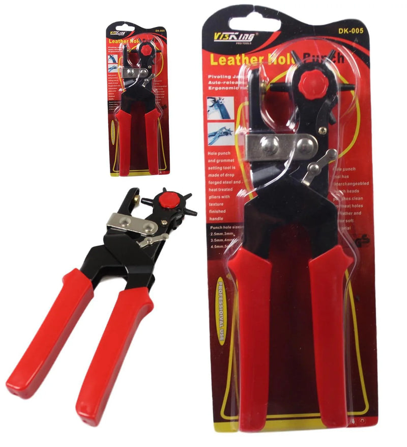 Revolving Leather Belt Hole Puncher Plier Puncher 2.5
