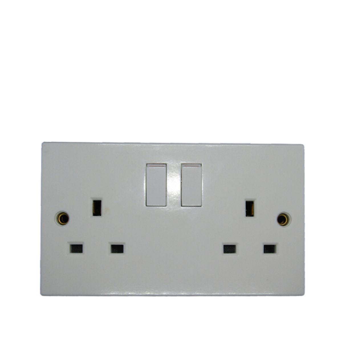 Daewoo Double Switched Socket pack of 10 — InStock