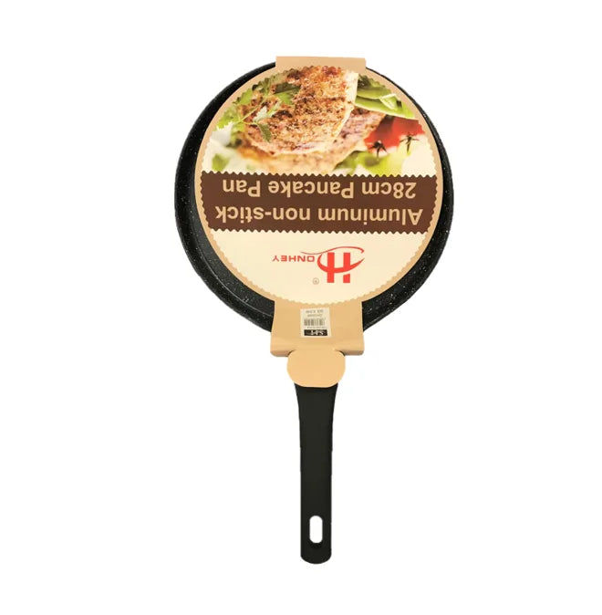 Flat Pancake Crepe Pan Speckled Back