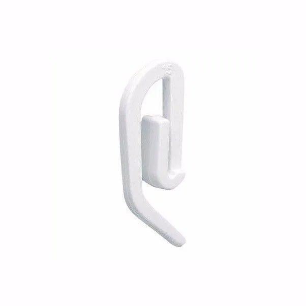 Value Pack White Curtain Hooks Pack Of 100