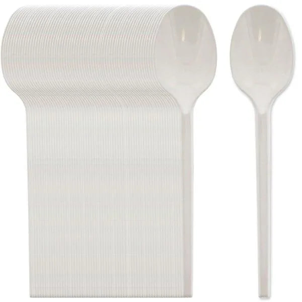 Disposable Plastic Spoons Pack Of 100