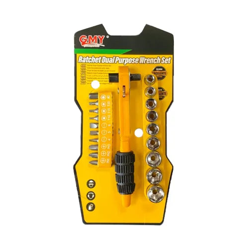 Multipurpose Ratchet Screwdriver Wrench Socket Tools Set