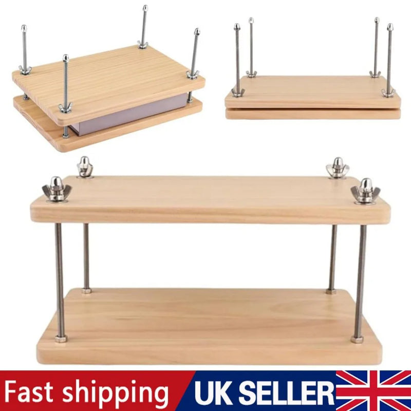 Home Wooden Book Press Multiuse Convenient Portable Sturdy Binding Press