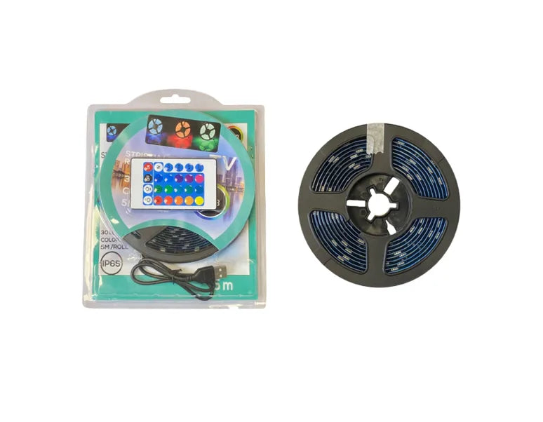 Adhesive Multicolour Indoor Tv Usb Led Strip With Remote