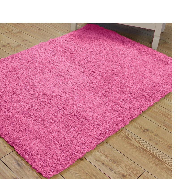 PINK SHAGGY RUGS 40 x 40