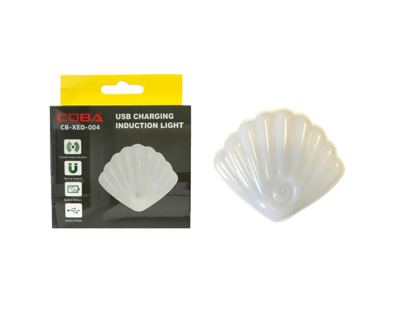 Plastic Motion Sensor Night Light Cb – x ed004 Seashell Usb Rechargeable