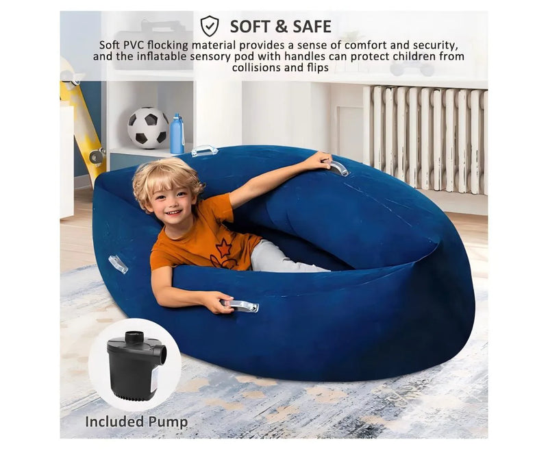 Inflatable Sensory Chair for Kids, Sensory Toys for Autistic Children, 1.2mm