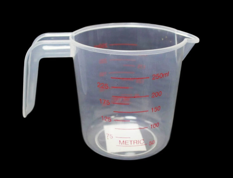 Durable Plastic Measuring Jug Metric Household Use Small Plastic Liquid Jug 250Ml