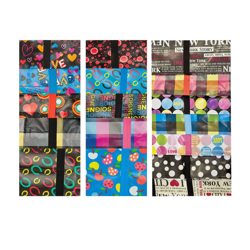 Durane E x tra Large Plastic Laundry Carrying Bag Assorted Designs