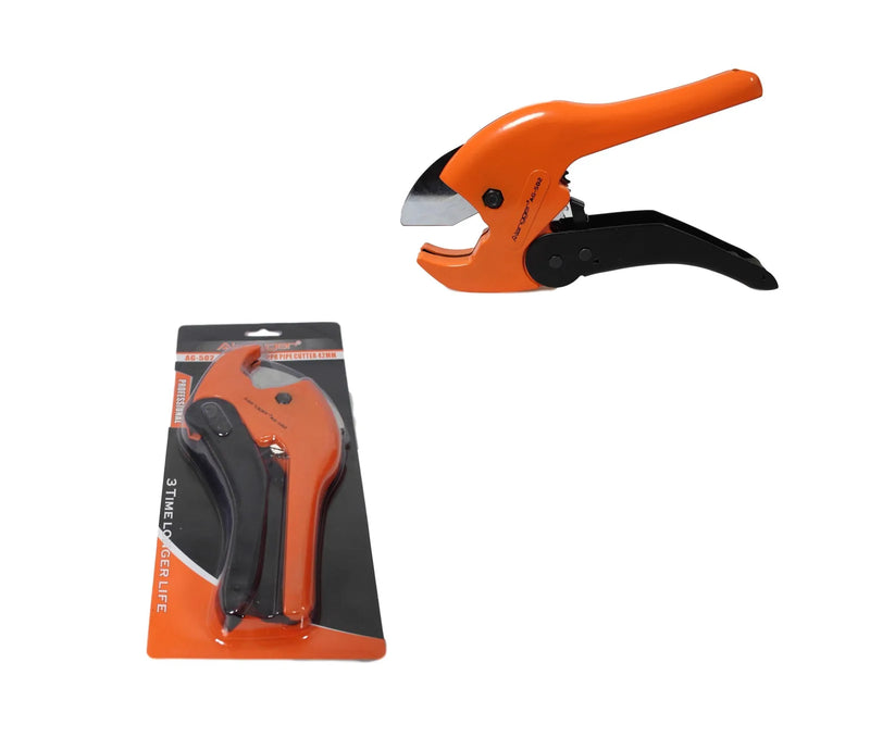Ratchet Pvc Vinyl Plastic Tube Pipe Conduit Cutter Plumbing Plumber Tool Diy