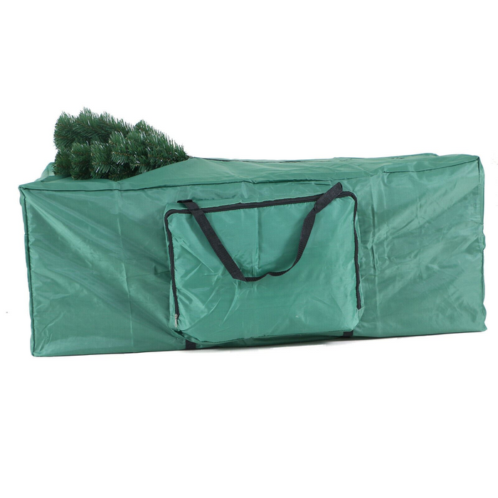 Large Green Xmas bag With Side Pocket