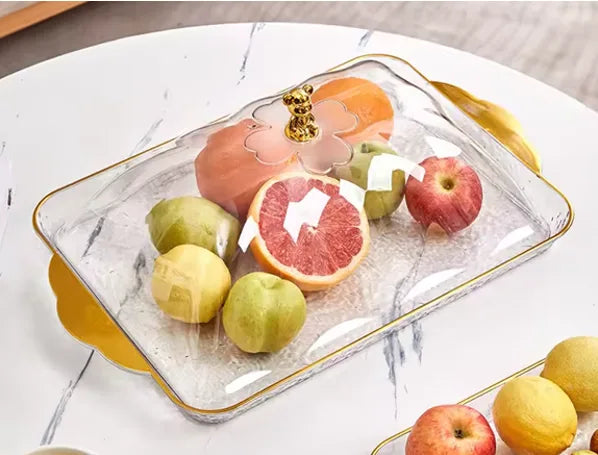 Transparent Plastic Cake Pastry Display Food Storage Dome With Lid