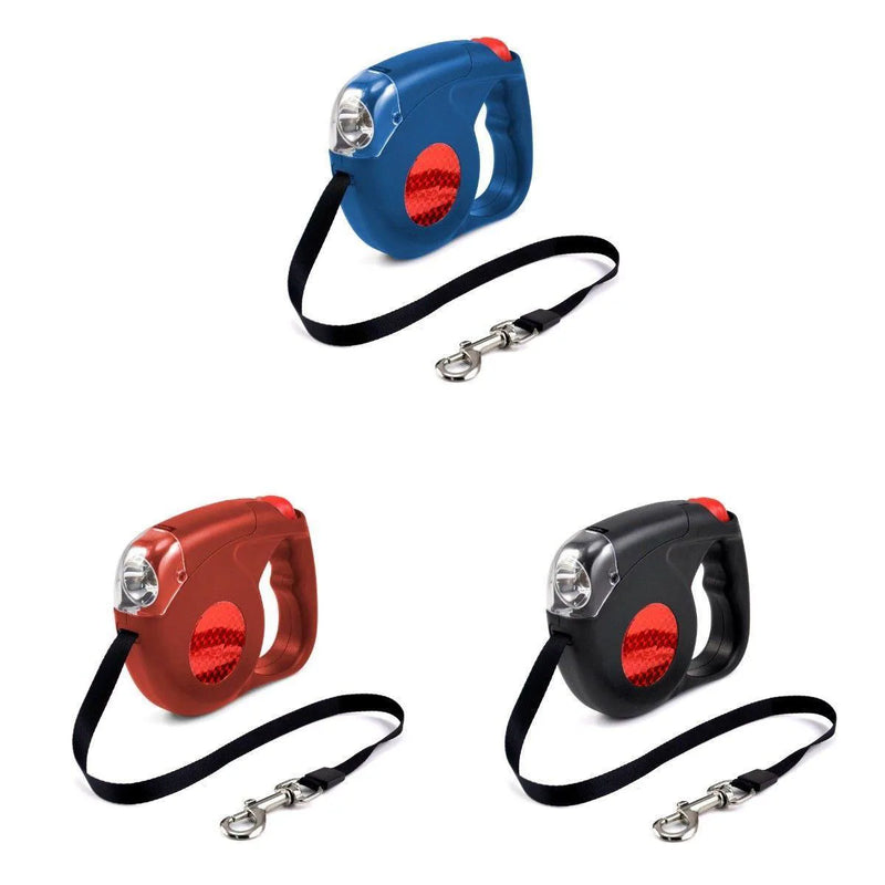 Pet Dog Retractable Leash Lead Assorted Colours