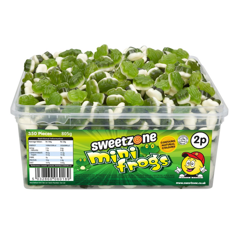 Mini Frogs 805g Tub Sweets