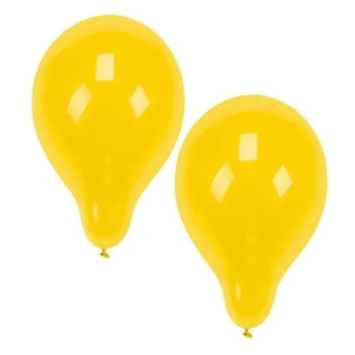 Papstar Yellow Birthday Party Balloons 10 Piece Party Pack