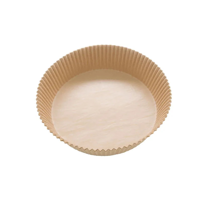Kitchen Baking Brown Air Fryer Paper Liners Round 50 Piece