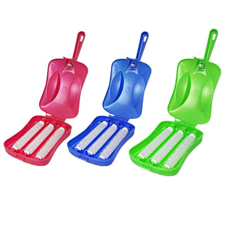 Carpet Crumb Brush Collector Handheld Sweeper Home Cleaner Assorted Colours