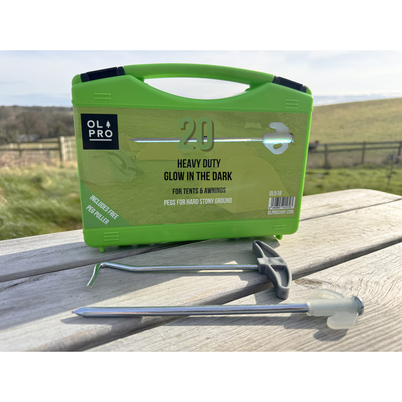 Case of 20 Glow in the dark Pegs with Peg Puller