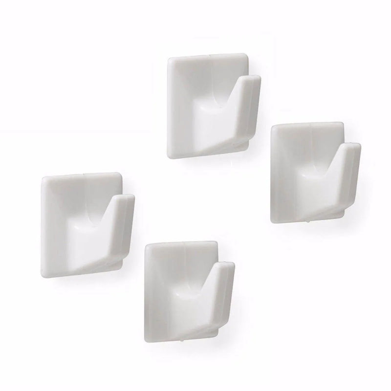 Value Pack Small Square Self Adhesive Hooks Pack Of 4