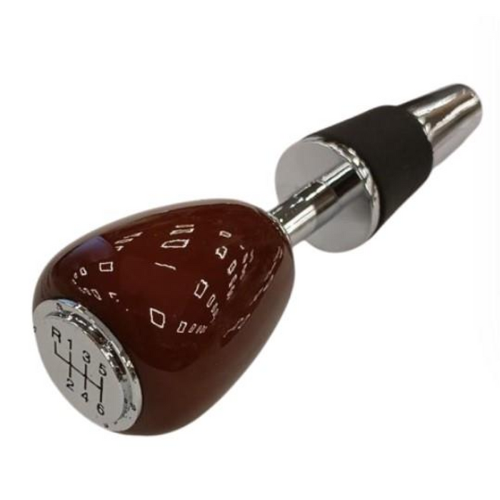 Miniature Gear Stick Paper Weight Gift Set Solid Dark Brown Wood IMP438RW