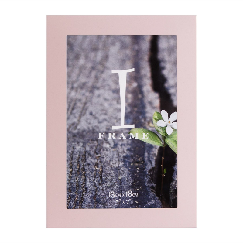 iFrame Aluminium Pink Photoframe 5" x 7"