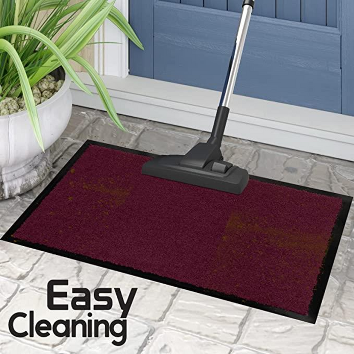 ARRAN 60 X 80 AUBERGINE Rubber barrier mat