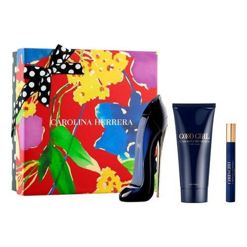 Carolina Herrera Good Girl Gift Set (Eau De Parfum 80ml  Body Lotion 100ml  Eau De Parfum 10ml)