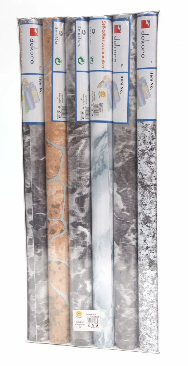 Self Adhesive Bedroom Wallpaper Assorted Designs