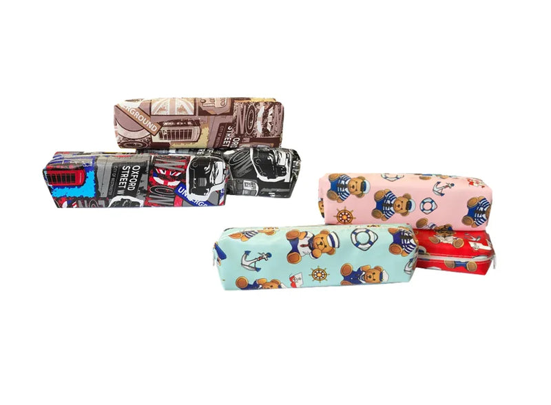 Stationery Pencil Case Assorted Designs And Colours