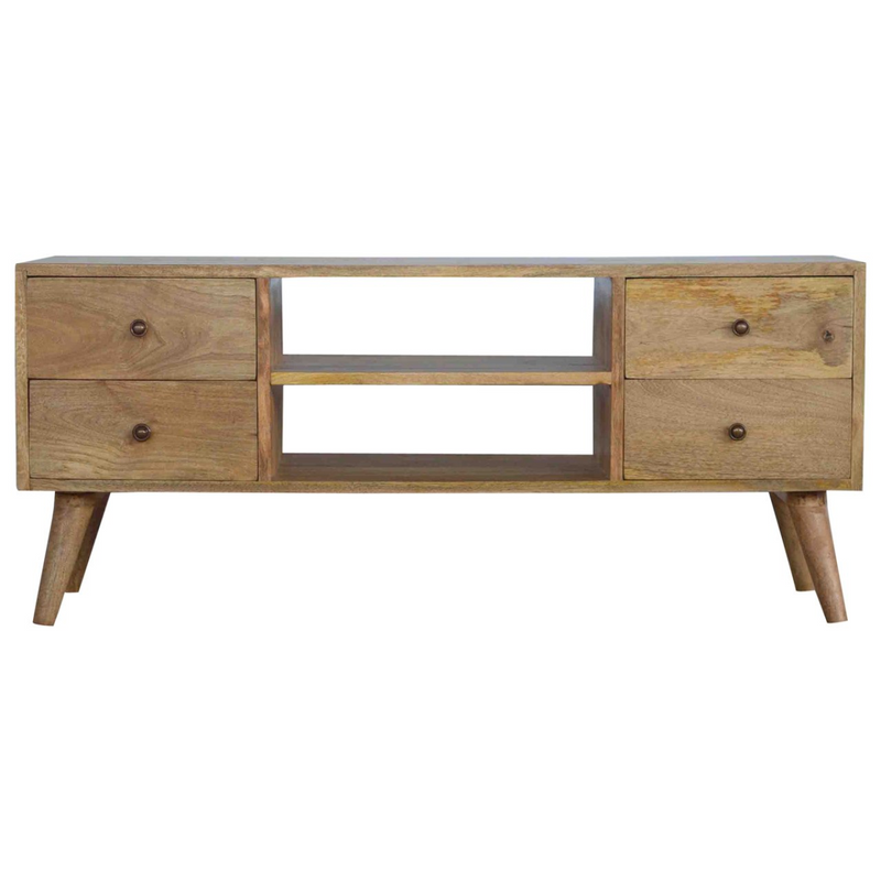 Artisan Furniture Solid Wood Nordic Entertainment Unit