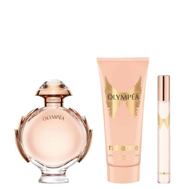 Paco Rabanne Olympea Gift Set (Eau De Parfum Spray 80ml  Body Lotion 100ml  Eau De Parfum Spray 10ml)