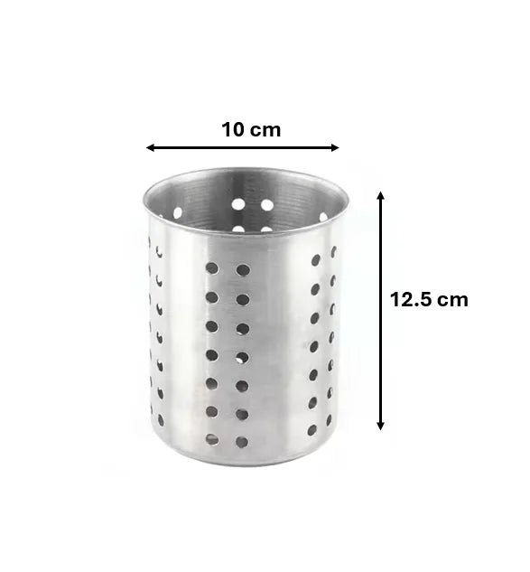 Small Metal Cutlery Drainer Cooking Utensil Holder