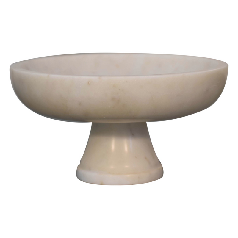 Artisan Furniture Serveware - White Marble Fruit Bowl